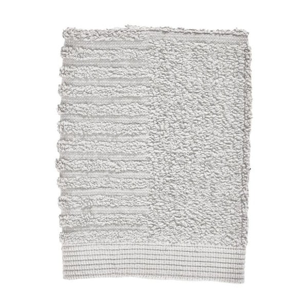 Šedý bavlněný ručník 30x30 cm Classic - Zone
