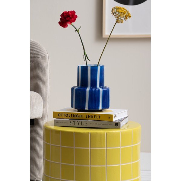 Keramický kulatý odkládací stolek ø 42 cm Retro Tiles – Leitmotiv-image-4