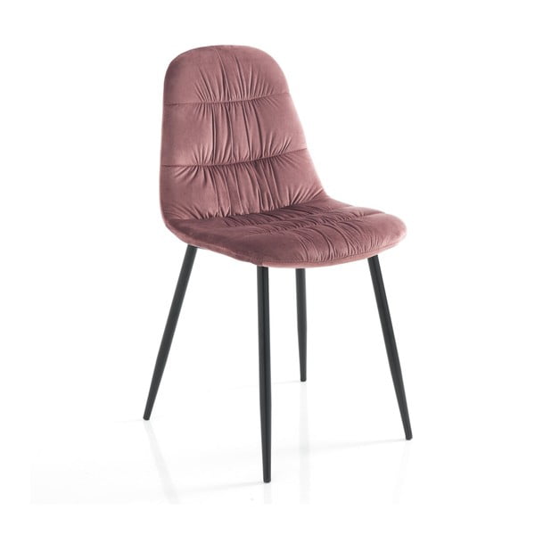 Sada 4 růžových jídelních židlí Tomasucci Fluffy