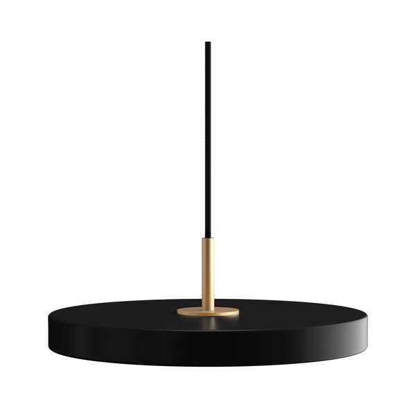 Černé LED závěsné svítidlo s kovovým stínidlem ø 31 cm Asteria Mini – UMAGE