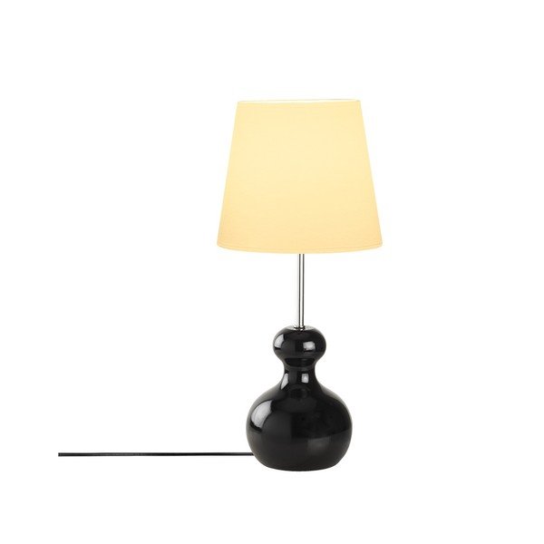 Dřevěná stolní lampa v černé barvě Opviq lights Mallina-image-1