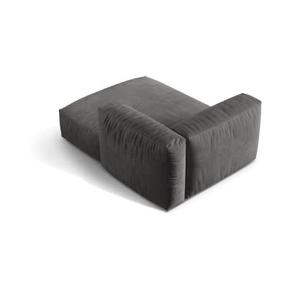 Šedý sametový modul pohovky (pravý roh) Martina – Micadoni -image-2