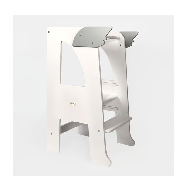 Bílá učicí věž Montessori - Rocket Baby-image-3