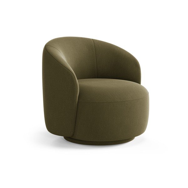 Zelené otočné křeslo Letizia – Micadoni 