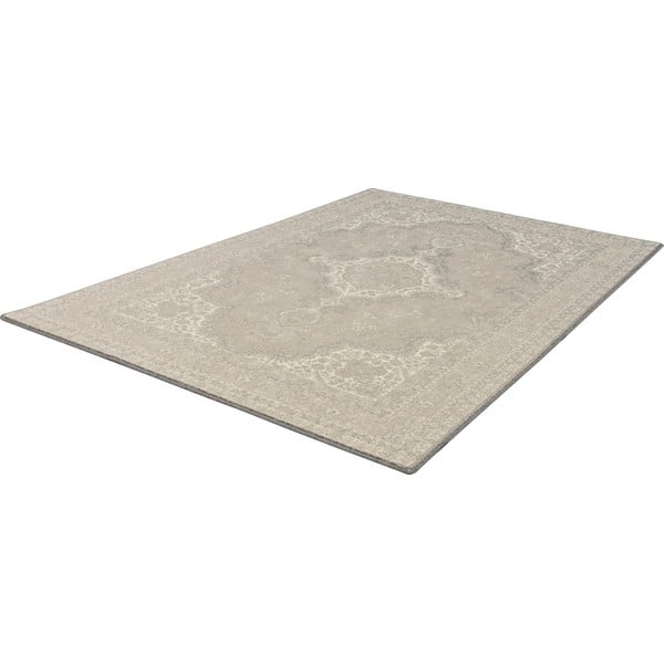 Béžový vlněný koberec 133x180 cm William – Agnella-image-4