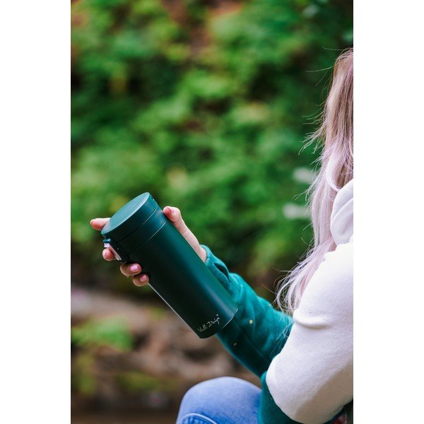 Zelený cestovní termohrnek Vialli Design Fuori, 400 ml-image-3