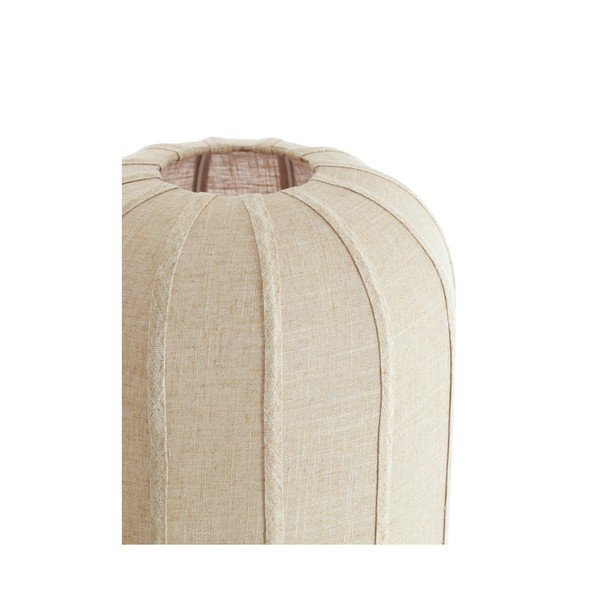 Krémová stojací lampa s textilním stínidlem (výška 165 cm) Solune – Light & Living-image-4