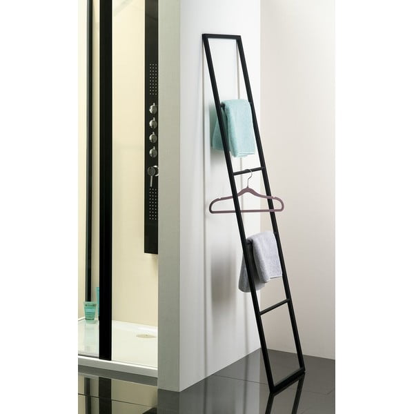 Matně černý žebřík na ručníky Ska – Sapho-image-1