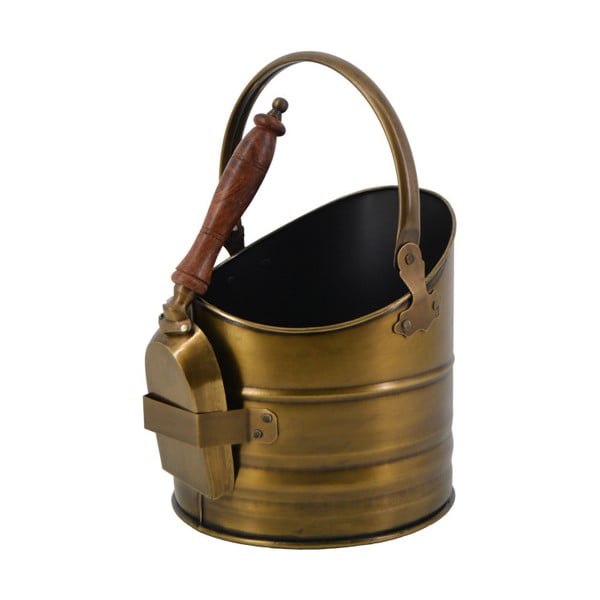 Kovový kbelík s lopatkou Moycor Coal