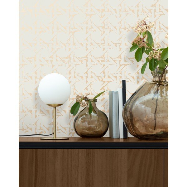 Stolní lampa ve zlaté barvě s kovovým stínidlem (výška 28 cm) Mahala – Kave Home-image-2