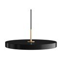 Černé LED závěsné svítidlo s kovovým stínidlem ø 43 cm Asteria Medium – UMAGE