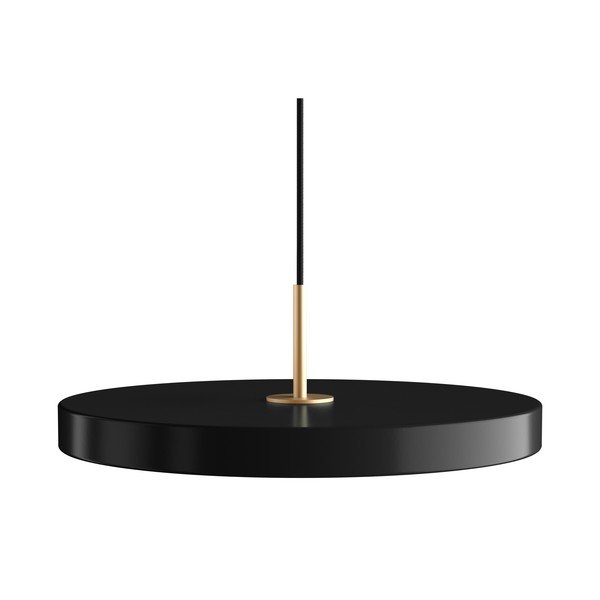 Černé LED závěsné svítidlo s kovovým stínidlem ø 43 cm Asteria Medium – UMAGE
