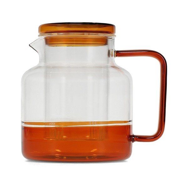 Jantarová skleněná konvice na čaj 950 ml Liv – ONA