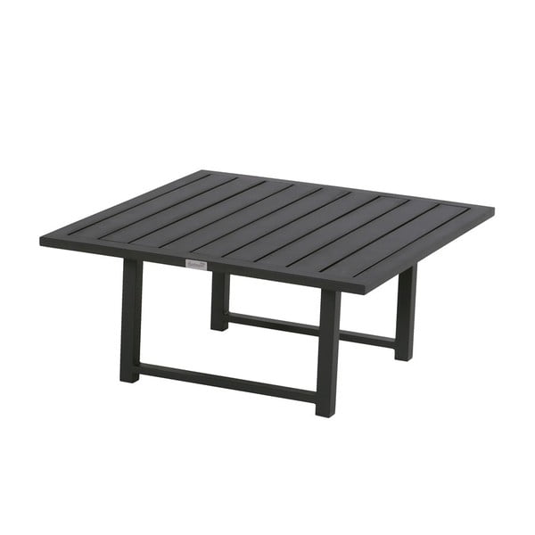 Černý zahradní stolek Hartman Tim, 90 x 90 cm