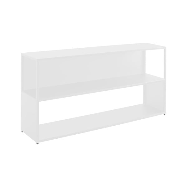 Bílá kovová knihovna 150x75 cm Hyller - CustomForm