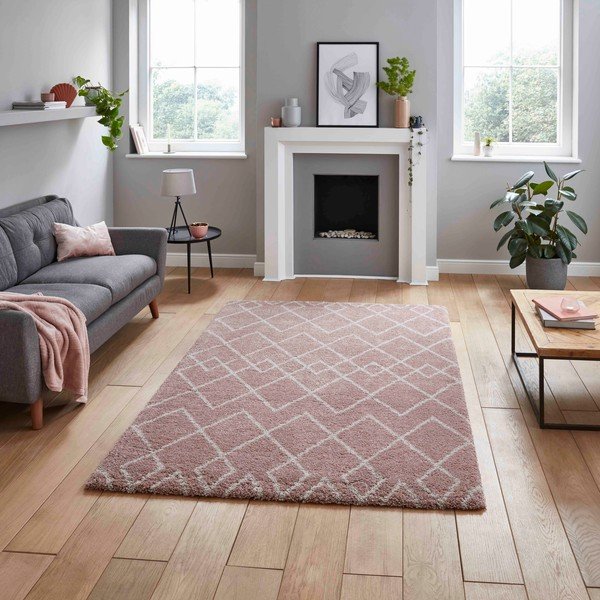 Růžový koberec 160x220 cm Royal Nomadic – Think Rugs-image-1