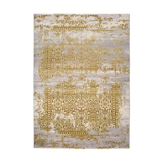 Šedo-zlatý koberec Universal Arabela Gold, 200 x 290 cm