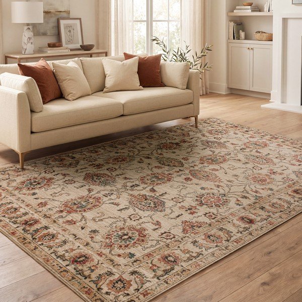 Béžový koberec 240x340 cm Raja – Asiatic Carpets-image-1
