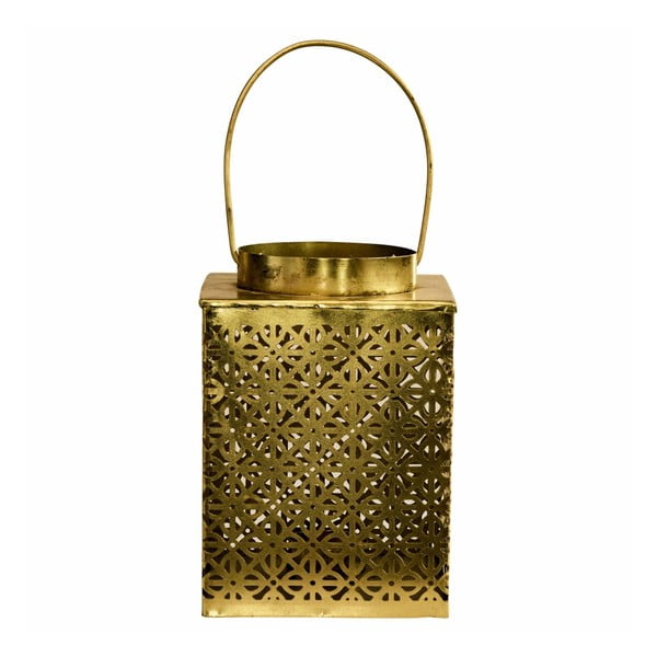 Kovová lucerna ve zlaté barvě Green Gate Lantern