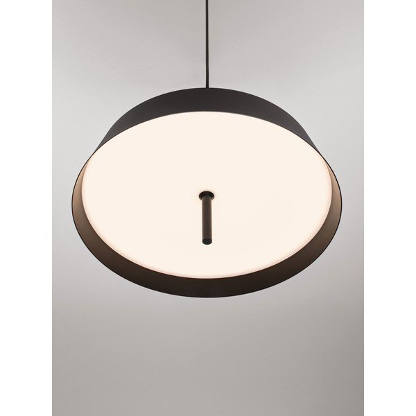 Matně černé hliníkové LED stmívatelné závěsné svítidlo ø 45 cm Velio – Nova Luce-image-1