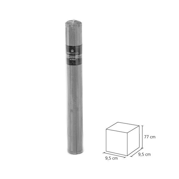 Šedo-zelený bambusový koberec 75x175 cm – Casa Selección-image-3