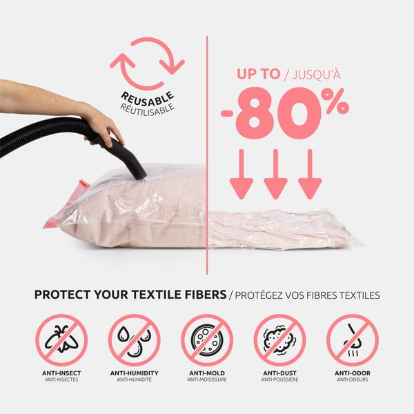 Vakuové pytle v sadě 3 ks Space Save M/L – Compactor-image-2