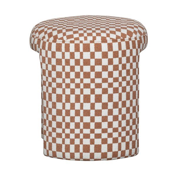 Oranžová čalouněná stolička Charlie – WOOOD-image-3