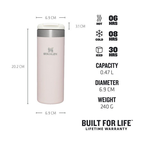 Růžový termo hrnek 470 ml – Stanley-image-4