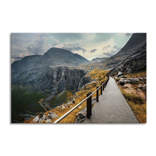 Obraz Styler Glasspik Views Norway Mountains, 80 x 120 cm