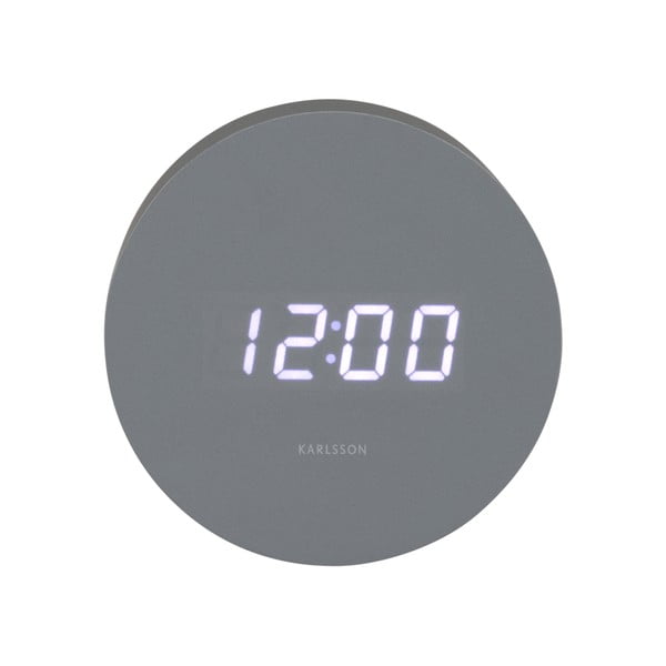 Digitální budík ø 9 cm Spry Round – Karlsson