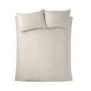 Krémové sametové povlečení na dvoulůžko/prodloužené 230x220 cm Kingsley – Catherine Lansfield