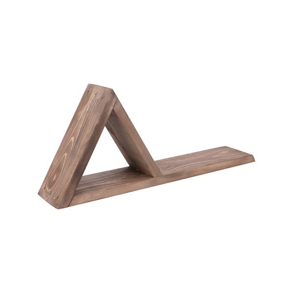 Sada 2 dřevěných nástěnných polic Triangles-image-2