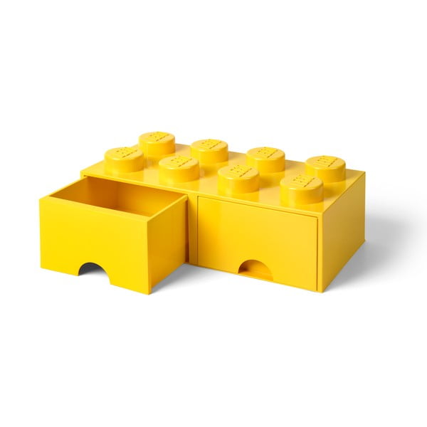 Žlutý úložný box se dvěma šuplíky LEGO®-image-3