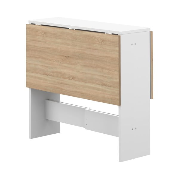 Rozkládací jídelní stůl s deskou v dekoru dubu 76x28 cm Papillon – TemaHome-image-2