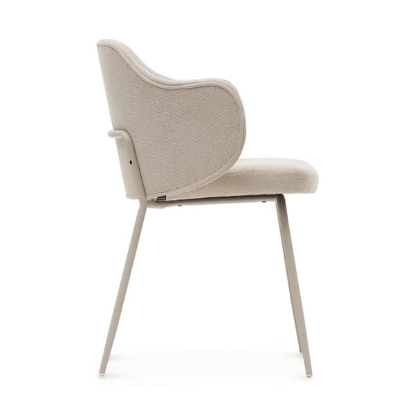 Béžové jídelní židle v sadě 2 ks Yunia – Kave Home-image-3