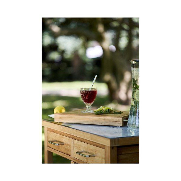 Bambusové prkénko s jednou zásuvkou Wenko Bruno-image-3