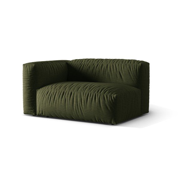 Zelený modul pohovky (levý roh) Martina – Micadoni Home-image-1