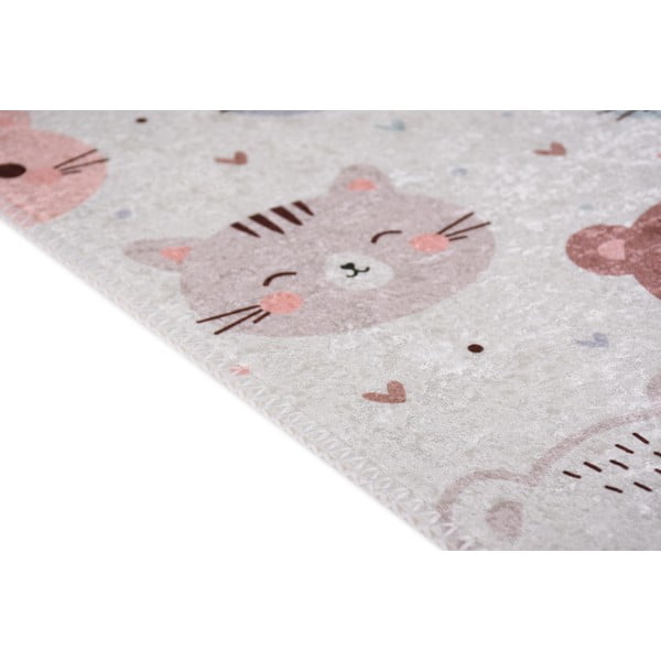 Slonovinový pratelný dětský koberec 160x230 cm Cute Animals – Vitaus-image-2