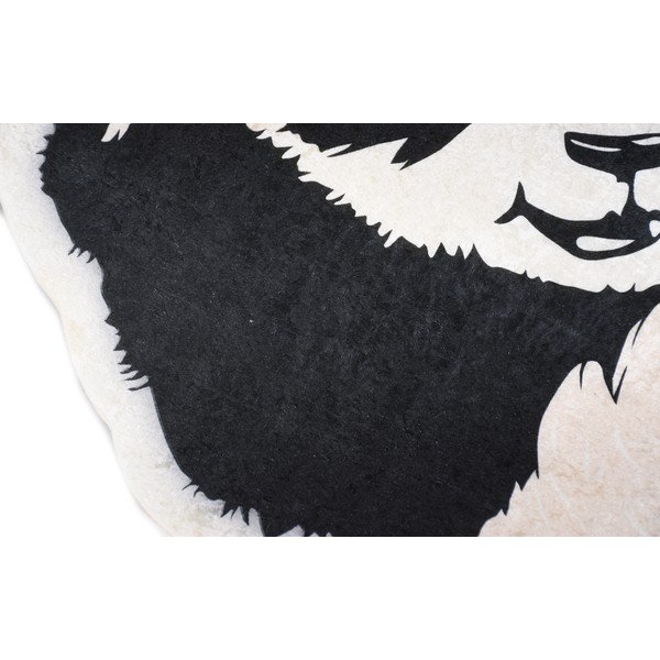 Černo-bílý dětský koberec ø 120 cm Cuddly Panda – Vitaus-image-2