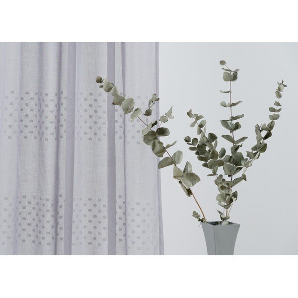 Šedá záclona 140x260 cm Aurea – Mendola Fabrics-image-2