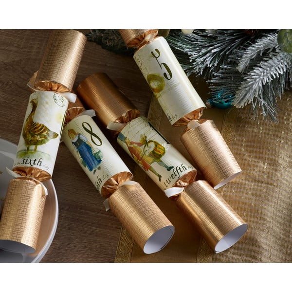 Vánoční crackery v sadě 12 ks 12 Days of Christmas - Robin Reed-image-1