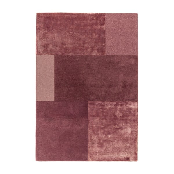 Tmavě růžový koberec Asiatic Carpets Tate Tonal Textures, 120 x 170 cm