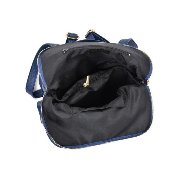 Modrý kožený batoh Isabella Rhea Hurto-image-2