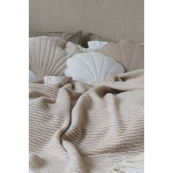 Vlněná deka 130x170 cm Sandy Beach – Moi Mili-image-1