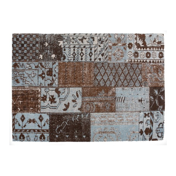Hnědý koberec s příměsí bavlny Cotex Restar, 140 x 200 cm