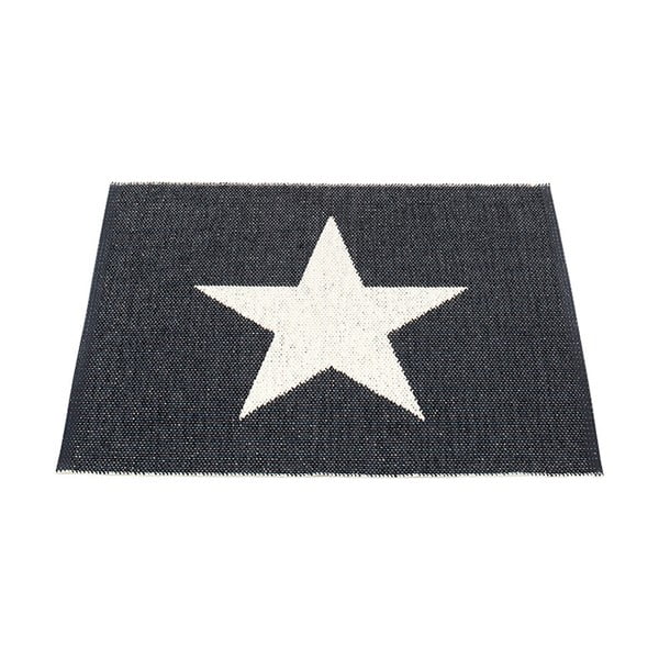 Černo-bílý vnitřní a venkovní koberec 70x90 cm Viggo Black – Pappelina