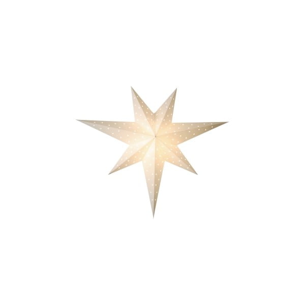 Dekorativní hvězda Twinkle White, 60 cm
