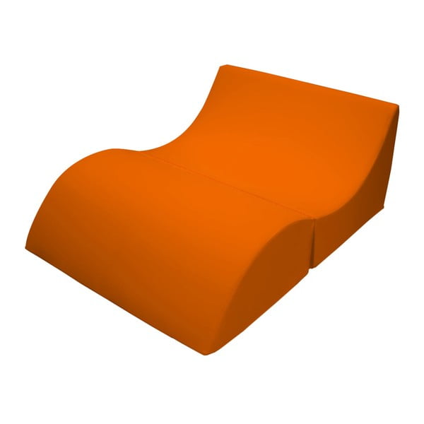 Oranžové variabilní lehátko/stolek 13Casa Cleo