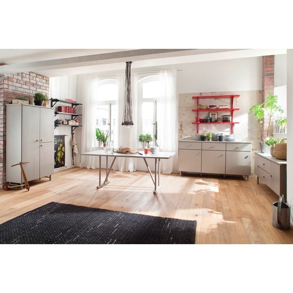 Červená nástěnná police Tenzo Grain-image-1