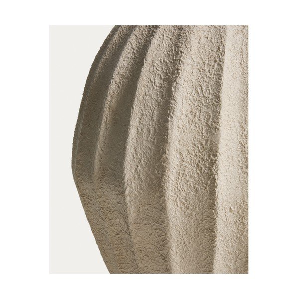 Krémová ručně vyrobená/vysoká váza z papírmaše (výška 67 cm) Arquena – Kave Home-image-4